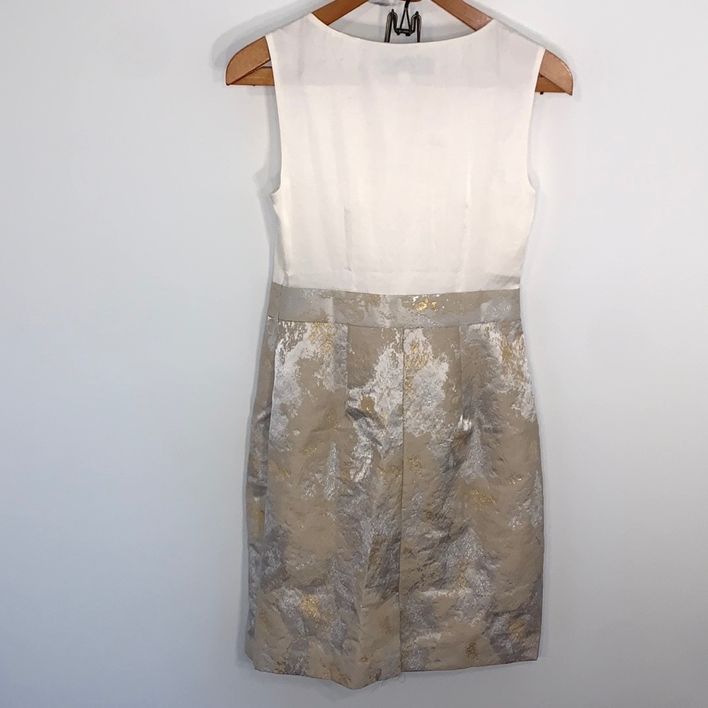 Lela Rose for Loft Metallic sheath dress - Picture 5 of 10